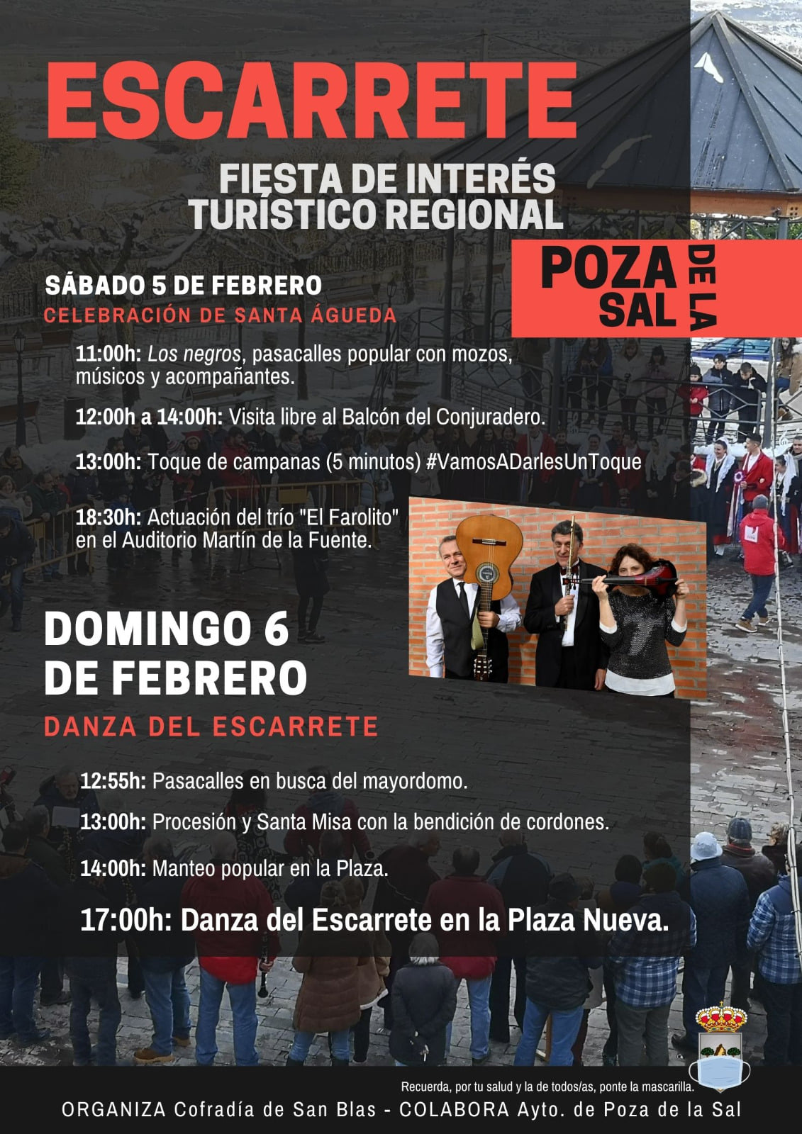 Danza del Escarrete 2022 Poza de la Sal